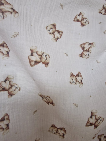 Mk Collection Muslin Fitted 50x90cm Side bed Sheets - 2pcs Fitted
