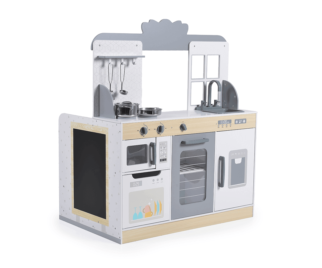 Wooden Children's Kitchen & Restaurant 2 in 1 7261 Moni Toys - Mari Kali Stores Cyprus