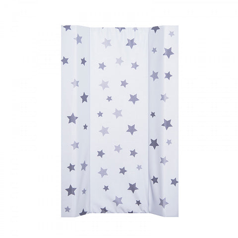 X-TREME BABY Hard Changing Mat 80 × 50 cm – Grey Stars