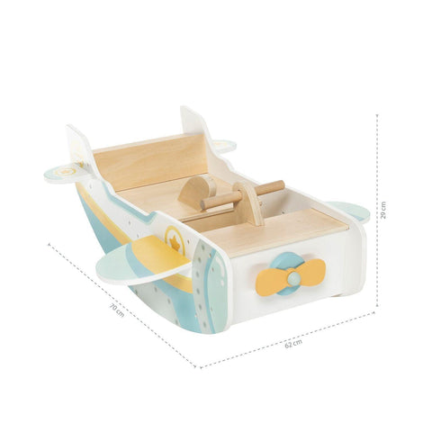 Zopa - Wooden montessori rocker plane - Mari Kali Stores Cyprus