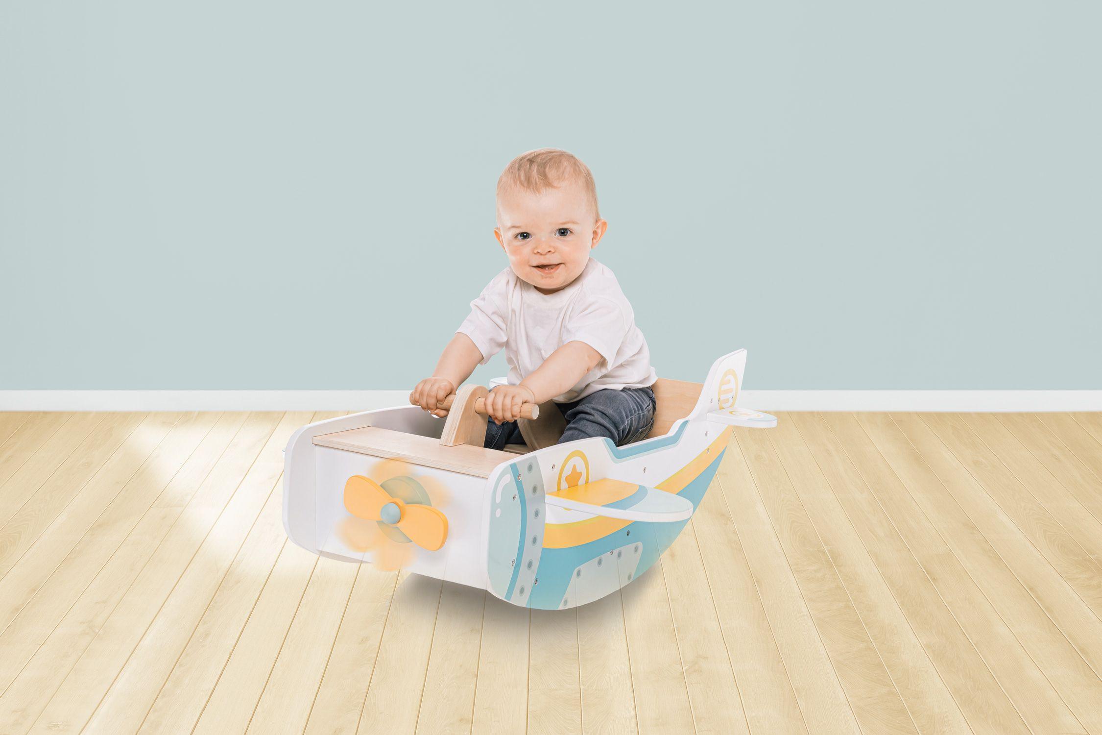 Zopa - Wooden montessori rocker plane - Mari Kali Stores Cyprus