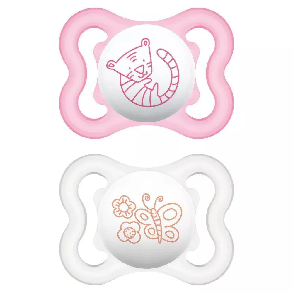 MAM - MAM air silicone soother 2-6m 2-pcs - Mari Kali Stores Cyprus