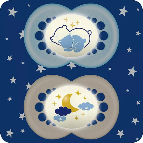 MAM - MAM night soother 16m+ 2-pcs - Mari Kali Stores Cyprus