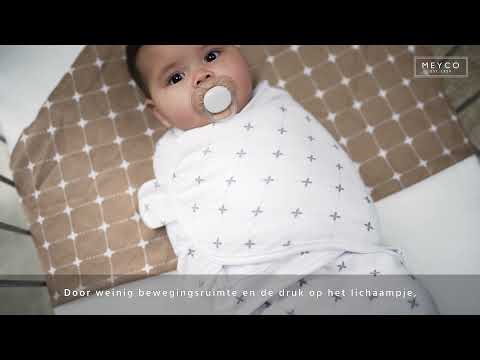 Swaddle Meyco - White - 0-3m